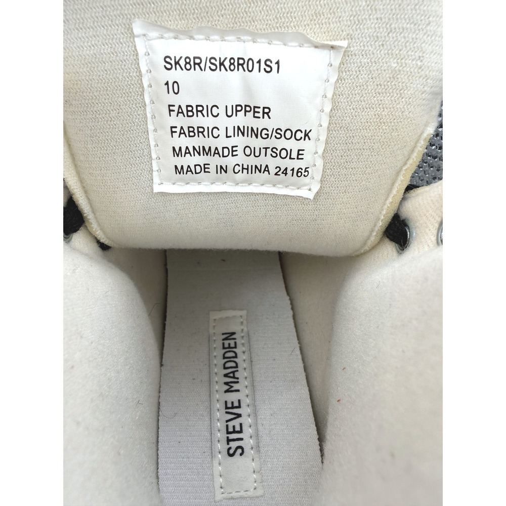NWOT Steve Madden Rhinestone Roller Skates Silver Sparkle (Fits Like 9)Size 10 - Picture 5 of 9